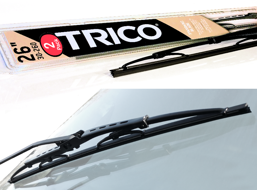 2015 Fiat 500 Traditional Wiper Blades TRICO 2015 Fiat 500 Steel Frame Wipers
